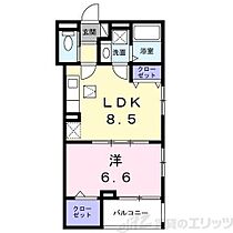 パーチェ　エテルノII 201 ｜ 大阪府吹田市南吹田１丁目3-20（賃貸アパート1LDK・2階・36.17㎡） その2