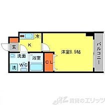 SERENiTE江坂四番館 611 ｜ 大阪府吹田市垂水町３丁目15-23（賃貸マンション1K・6階・24.89㎡） その2