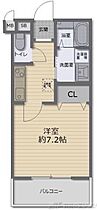 プルメリア東正雀 207 ｜ 大阪府摂津市東正雀3-19（賃貸マンション1K・2階・24.27㎡） その2