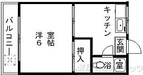 第2王子マンション 205 ｜ 大阪府吹田市山田東４丁目9-16（賃貸マンション1DK・2階・19.40㎡） その2