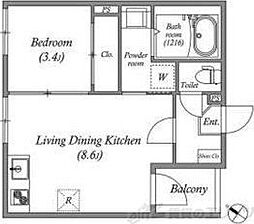 間取図画像 1LDK
