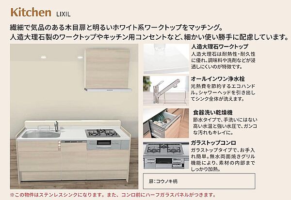キッチンを拡大表示