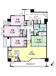 ファーミンスペリオ土山野添 8階4LDKの間取り