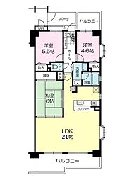 間取図画像 3LDK