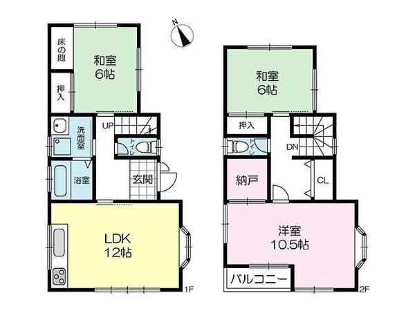 間取りを拡大表示