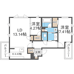 物件の間取り