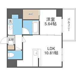間取図画像 1LDK