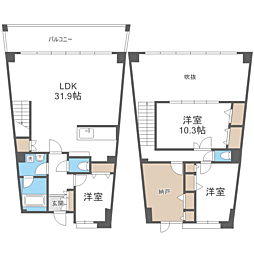 間取図画像 3LDK