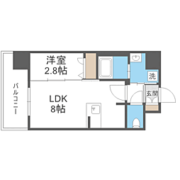 間取図画像 1LDK