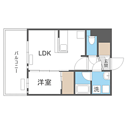 間取図画像 1LDK