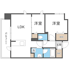 物件の間取り