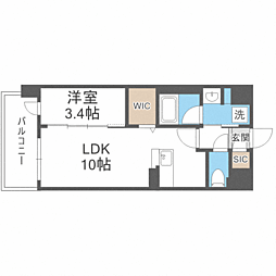 間取図画像 1LDK