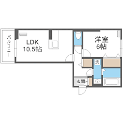 間取図画像 1LDK