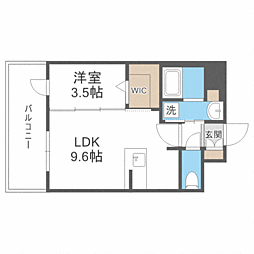 間取図画像 1LDK