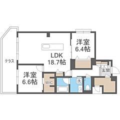 物件の間取り