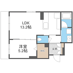 ACERO GARDEN 1LDKの間取図画像