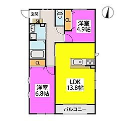 物件の間取り