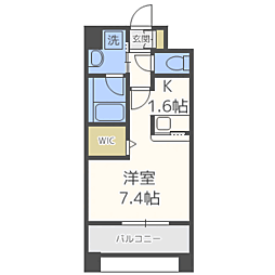 エンクレストベイサイド通り 1Kの間取図画像