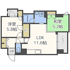 物件の間取り