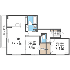 物件の間取り