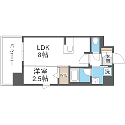 エンクレスト大手門GLOW 1LDKの間取図画像