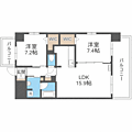 プランドール赤坂5階19.8万円