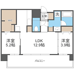 物件の間取り