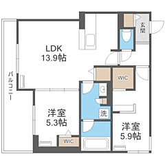 物件の間取り