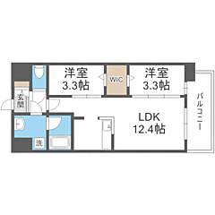 物件の間取り