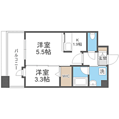物件の間取り