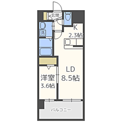 物件の間取り