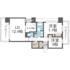 物件の間取り