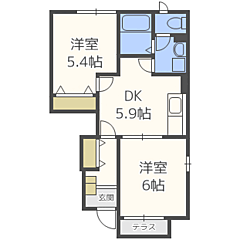 物件の間取り