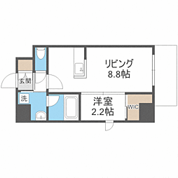 アルティザ平尾 1LDKの間取図画像