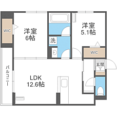 物件の間取り