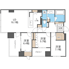 物件の間取り