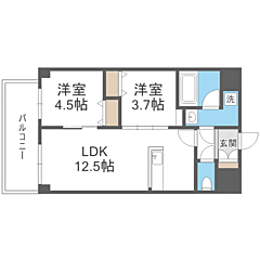 物件の間取り