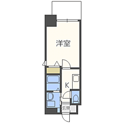 サヴォイリトリートハウス ワンルームの間取図画像