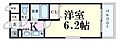 プレサンス梅田インテルノ6階6.4万円