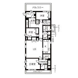 間取図画像 3LDK