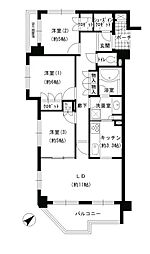 エスティメゾン巣鴨 3LDKの間取図画像