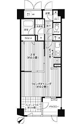COSMOSREIDShinjukuYochomachi 1LDKの間取図画像