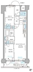 パークアクシス文京本郷 2LDKの間取図画像