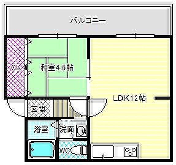 大清ハイツ ｜大阪府藤井寺市林2丁目(賃貸マンション1LDK・1階・41.00㎡)の写真 その2