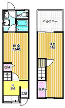 安堂町貸家　北側  ｜ 大阪府柏原市安堂町（賃貸一戸建2K・1階・43.73㎡） その2