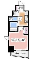 プレサンス金山グリーンパークス 1Kの間取図画像