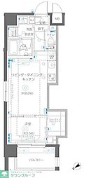 ZOOM立川CinemaSite 1LDKの間取図画像