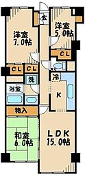 間取図画像 3LDK