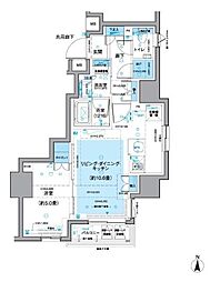 ＫＤＸレジデンス三鷹 3階1LDKの間取り