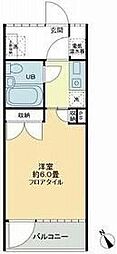 ハウスエプタ 1Kの間取図画像